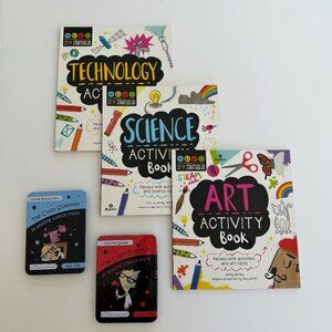 Bundle 3 Stem Starters Activity Books & 2 Crazy Scientist Amazing Science Tricks